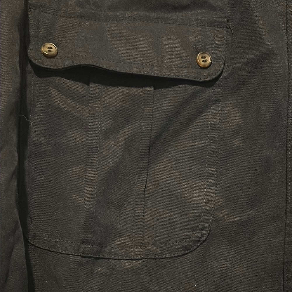 Free People Navy Shirt with Gold Accents - Picture 7 of 9